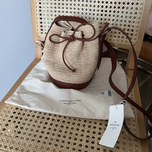 Sezane mini bucket bag